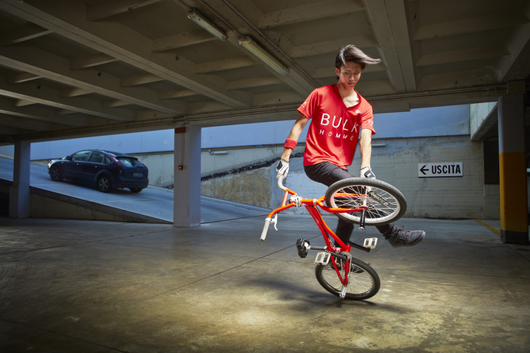 Takahiro Ikeda - Most BMX Time Machines
Guinness World Records 2015
Photo credit: Paul Michael Hughes/Guinness World Records